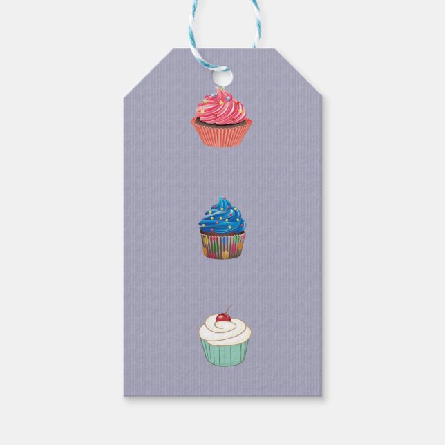 Etiqueta Para Presente Cupcakes (Frente)
