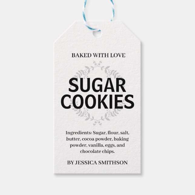 Etiqueta Para Presente Custom Personalized Homemade label HM001_02sqv1 (Frente)