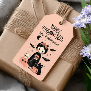 Etiqueta Para Presente Cute Frida Kahlo Whimsso Rosa Feliz Halloween