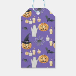 ETIQUETA PARA PRESENTE CUTE HALLOWEEN JACK OLANTERN PUMPKINS MOON