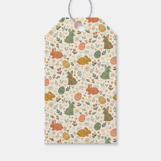 Etiqueta Para Presente Cute Hand Drawn Spring Bunnies Gift Tag