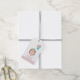 Etiqueta Para Presente Cute Hedgehog Birthday