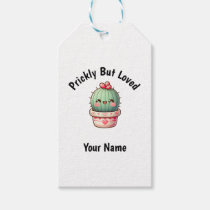 Etiqueta Para Presente Cute Kawaii Cactus Espinhoso Mas Amado Cartão de P