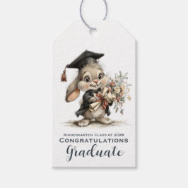 Etiqueta Para Presente Cute Kindergarten Graduation Bunny Design