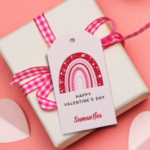 Cute Valentines Arco-íris Personalizado