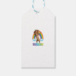 Etiqueta Para Presente Dabbing Weinercorn Dachshund Halloween Funny Dab D
