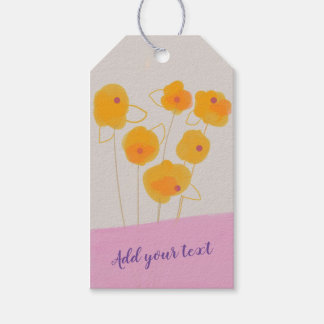 Etiqueta Para Presente Dahlias design de presentes Tag