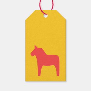Etiqueta Para Presente Dala Horse Gift Tags