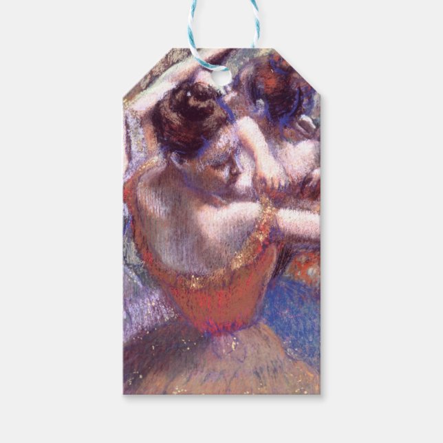 Etiqueta Para Presente Dançarinos 1899 Edgar Degas (Frente)