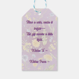 Etiqueta Para Presente Dandelion Delight