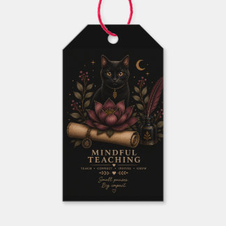 Etiqueta Para Presente Dark Academia Teacher Gift Tag | Mindful Teaching
