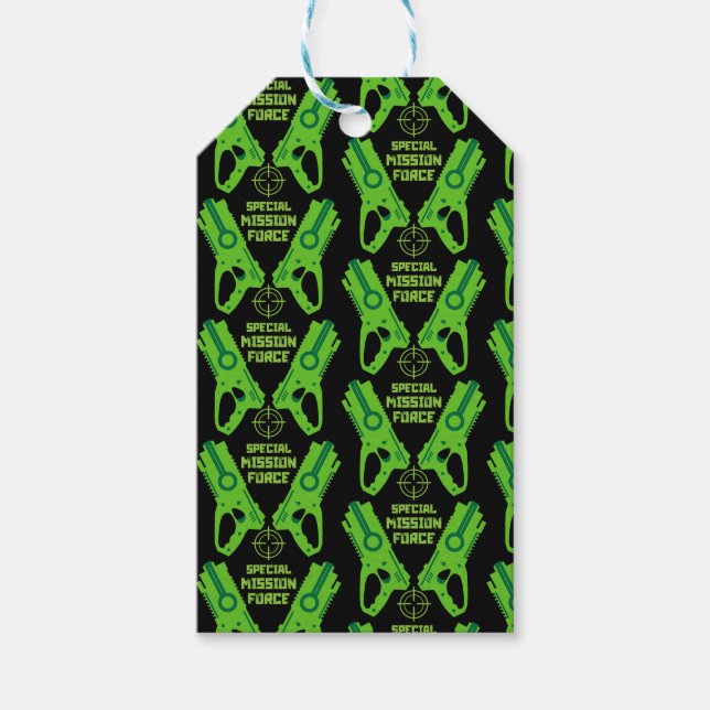 Etiqueta Para Presente Dart Gun Batalha (Frente)