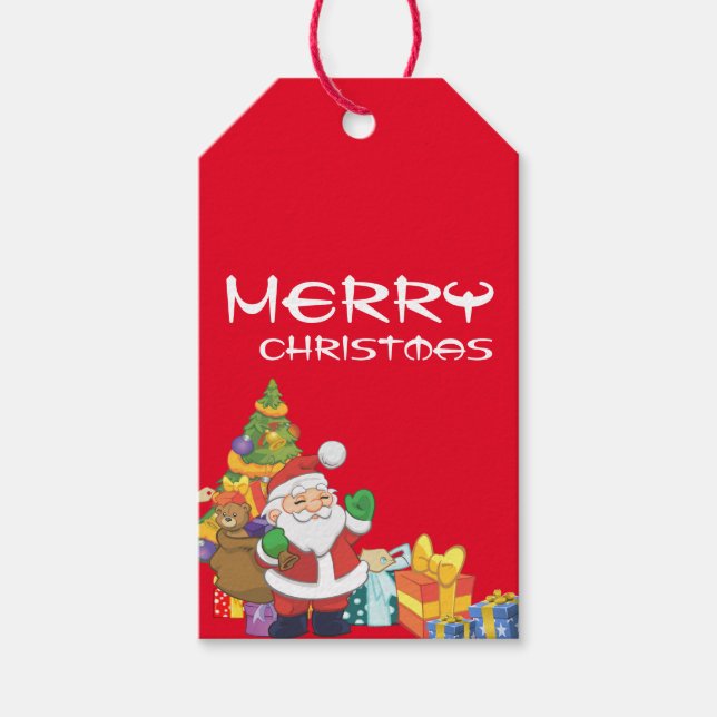 Etiqueta Para Presente Debaixo da árvore de Natal (Frente)