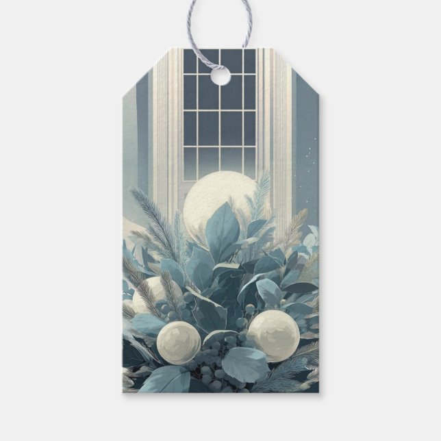 Etiqueta Para Presente Deco Yuletide | Entrada de Férias (Frente)