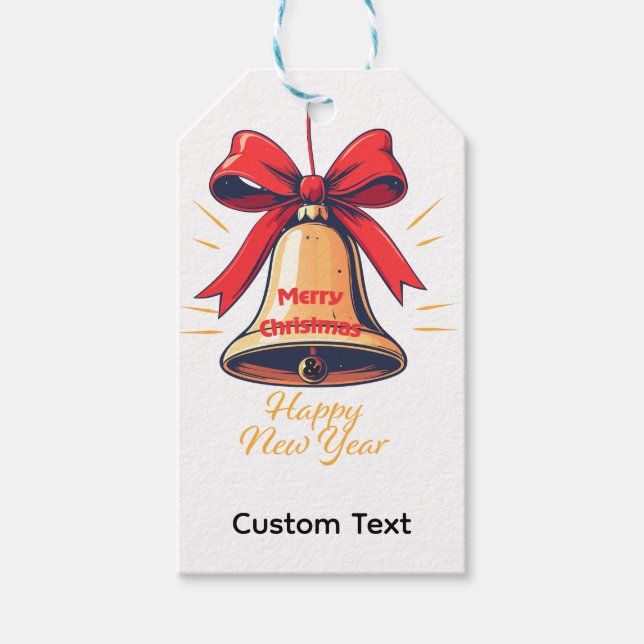 Etiqueta Para Presente Decorative Christmas Gift Personalized (Frente)