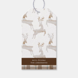 Etiqueta Para Presente Deer Rustic Wood