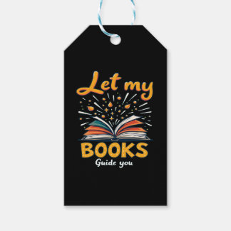 Etiqueta Para Presente Deixe meus livros orientá-lo - Inspirador Design d