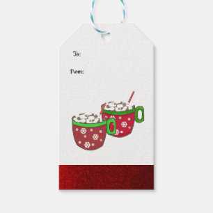 Etiqueta Para Presente Delícia de Marshmallow de Natal