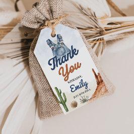 Etiqueta Para Presente  Denim Blue Jean Baby Shower Gift Tag