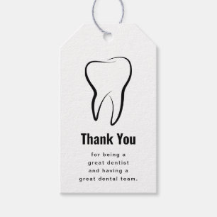 Etiqueta Para Presente Dentista de Odontologia dentária Dentista Clínica 