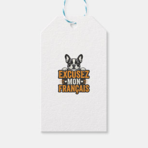 Etiqueta Para Presente Desculpe Meu Francês Bulldog Francês Vintage