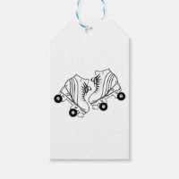 Desenho De Skates Mínimos Pretos E Brancos