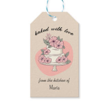 Design de Bolo Floral de Confeitaria Personalizado