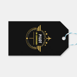 Etiqueta Para Presente Design de Caneca de Piloto de Aviação Personalizad