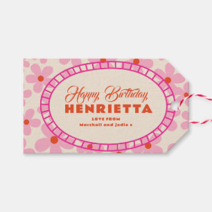 Etiqueta Para Presente Design de etiqueta de presente de aniversário com