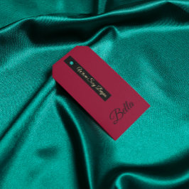 Etiqueta Para Presente Design de Marca de Lingerie Elegante Editável
