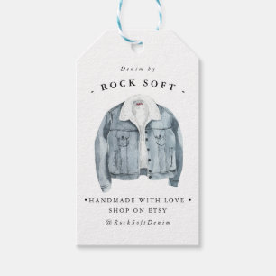 Etiqueta Para Presente Design de Moda de Aquarela Marca de bloqueio de n