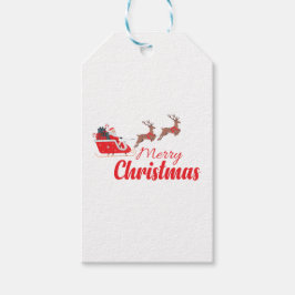 Etiqueta Para Presente Design de Natal e renas