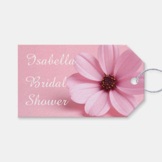 Etiqueta Para Presente Design de Rótulo de Chuveiro de Noiva Floral Cosmo