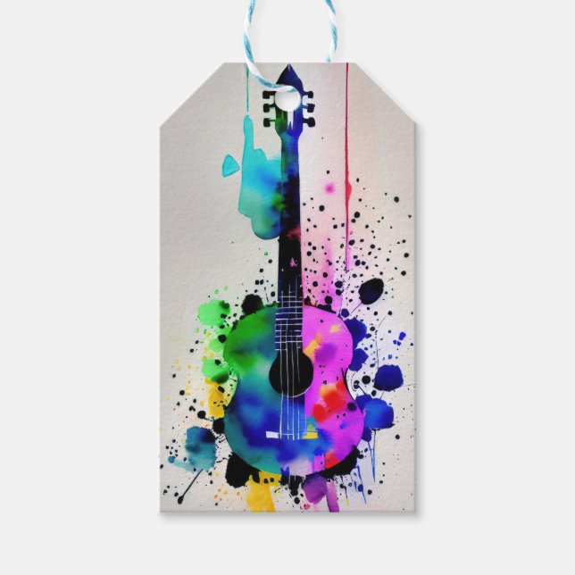 Etiqueta Para Presente Designs abstratos (Frente)