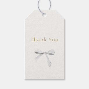 Etiqueta Para Presente Desligado Branco Trendy Blue Ribbon Casamento Ob