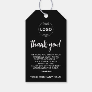 Etiqueta Para Presente Detalhes do Swap de Preço do Logotipo Comercial