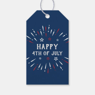 Etiqueta Para Presente Dia 4 De Julho Da Independência Americana Patrióti