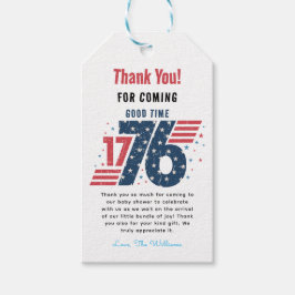 Etiqueta Para Presente Dia 4 de julho de 1776 da Independência