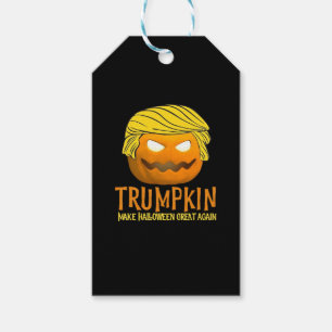 Etiqueta Para Presente Dia de as Bruxas engraçado Trumpkin