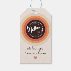 Etiqueta Para Presente Dia de as mães Feliz