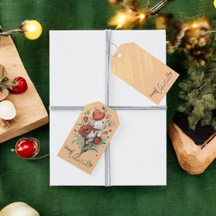 Etiqueta Para Presente Dia de os namorados com Urso Rico