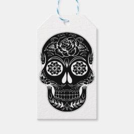 Etiqueta Para Presente Dia do Crânio Morto