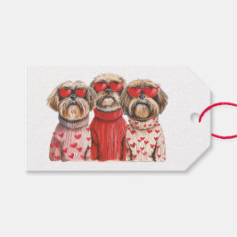 Etiqueta Para Presente Dia dos Namorados Shih Tzu