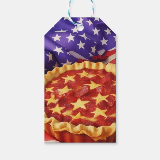 Etiqueta Para Presente Dia Nacional da Pizza (Frente)