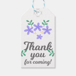 Etiqueta Para Presente Diga 'Obrigado' em estilo com etiqueta de presente