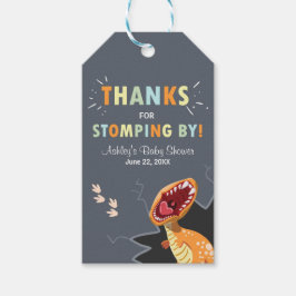 Etiqueta Para Presente Dinossaur Favor Tags Dinossaur Chá de fraldas Boy 