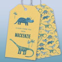 Dinossauro Personalizado Obrigado