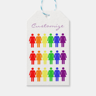 Etiqueta Para Presente direitos das mulheres LGBTQIA Thunder_Cove qualque