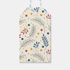 Etiqueta Para Presente Diseño floral