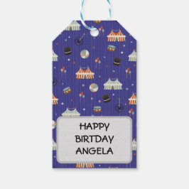 Etiqueta Para Presente Diversão de Circo